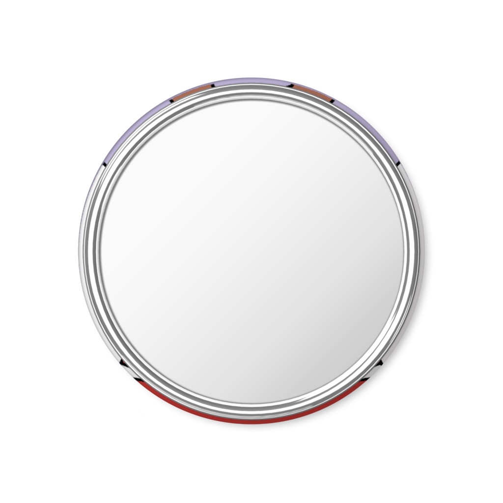 缶ミラー 01「翡翠神社」 (Hand Mirror no.1 "Hisui shrine")