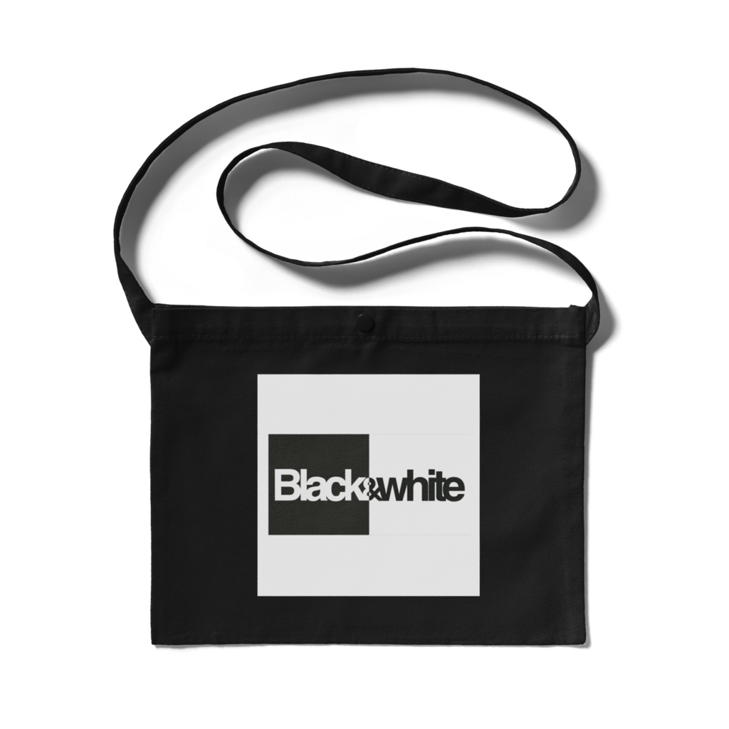 "Black&White logo"  -サコッシュ-