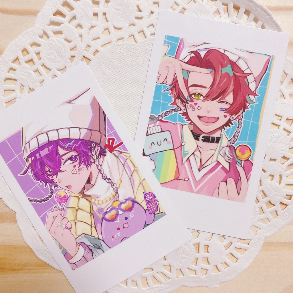 【非公式】チェキ風カード 浮奇 スハ