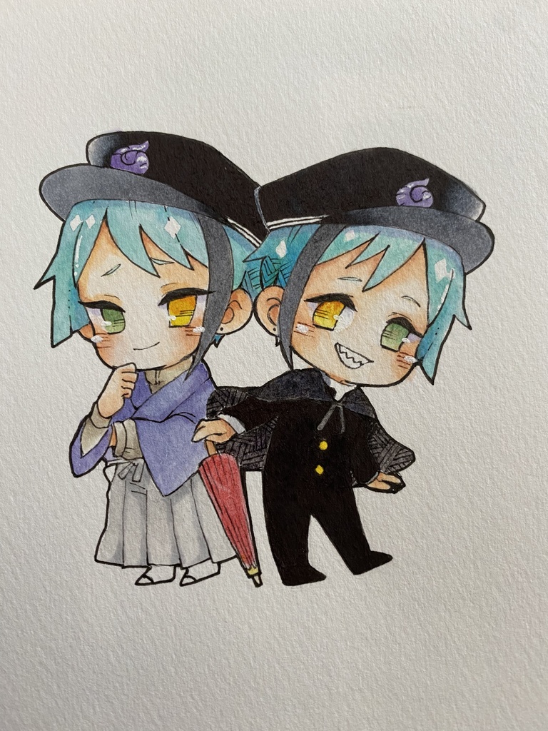 ツイステ　アナログイラスト