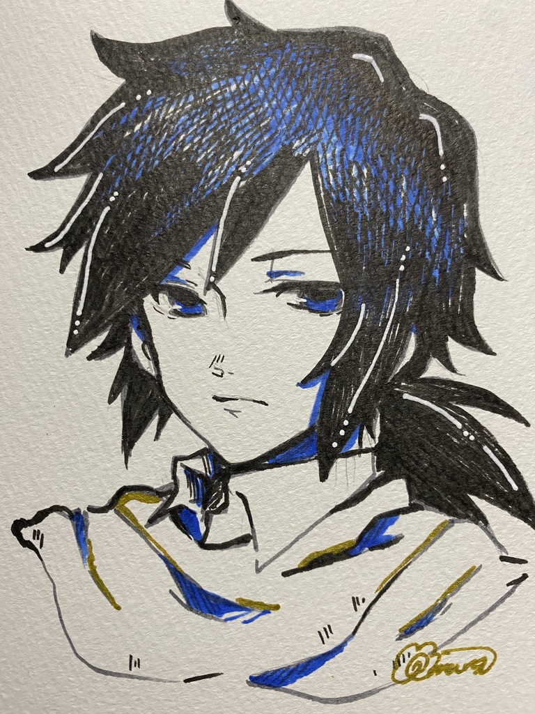 鬼滅の刃　アナログイラスト