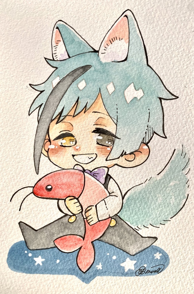 ツイステ　ハガキイラスト