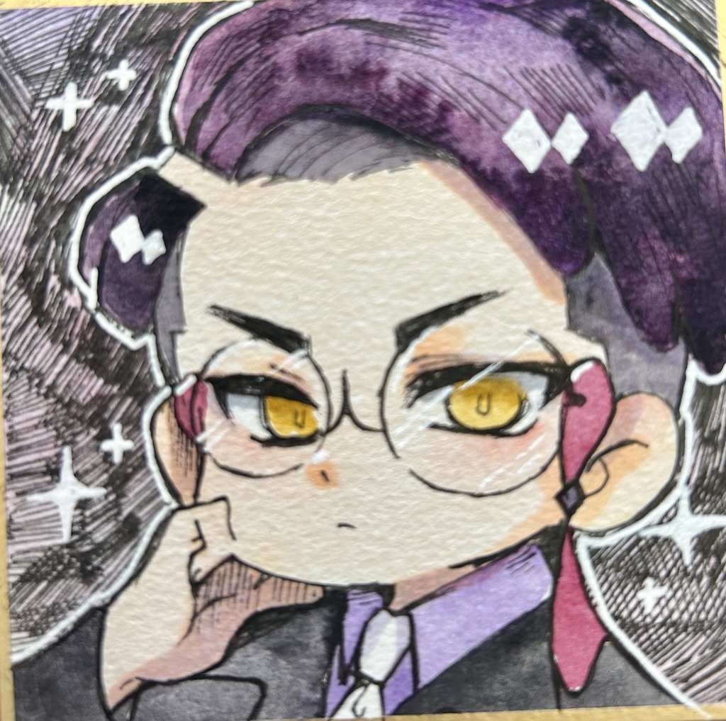 カラスバ　アナログイラスト