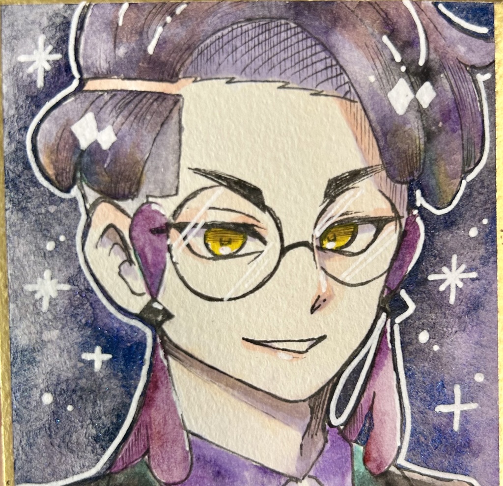 カラスバ　アナログイラスト