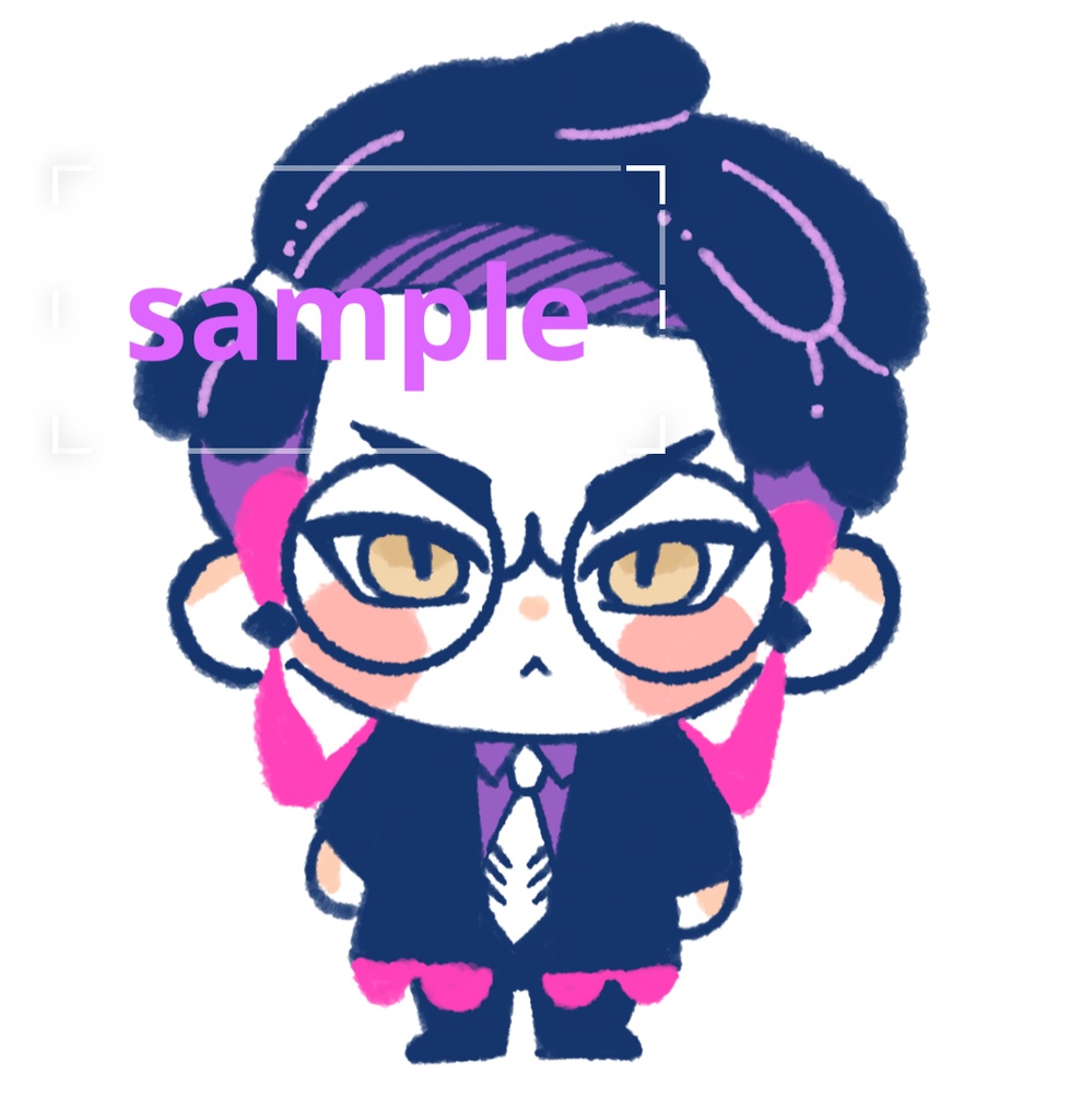 カラスバ　アクリルキーホルダー