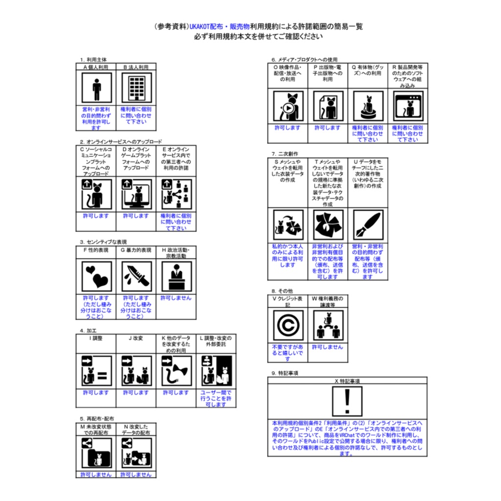 【VRC想定】丸めがね