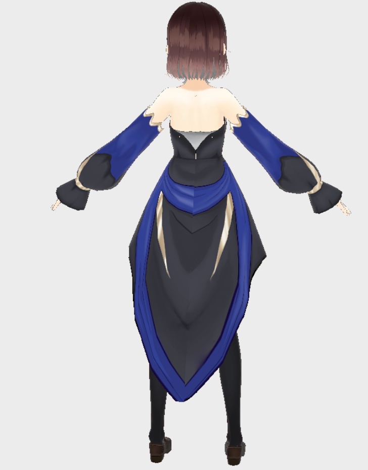 Vroid Layla Genshin Inspired Dress
