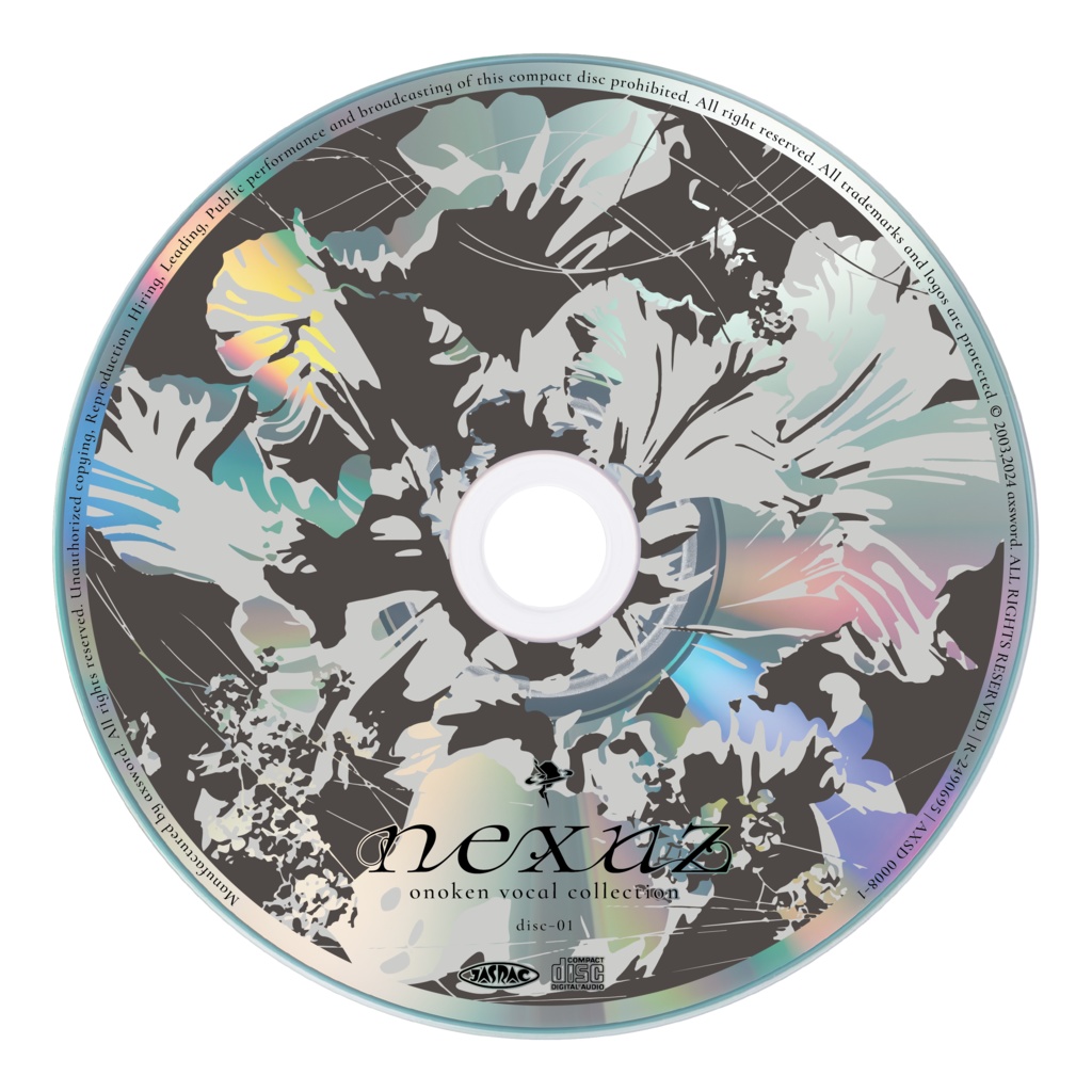 nexuz | onoken vocal collection ジャケットサイン入り