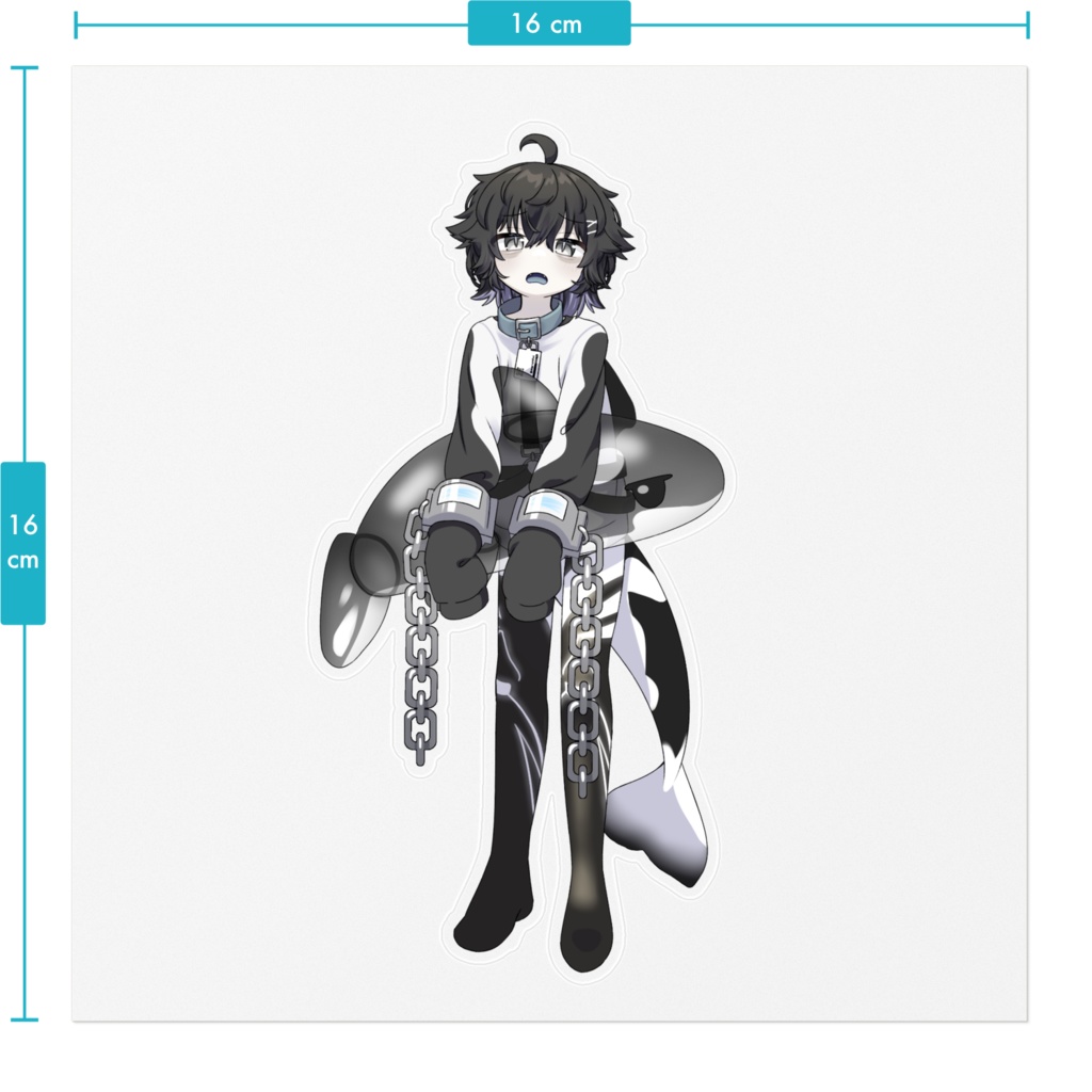 紐海こーど 立ち絵ステッカー