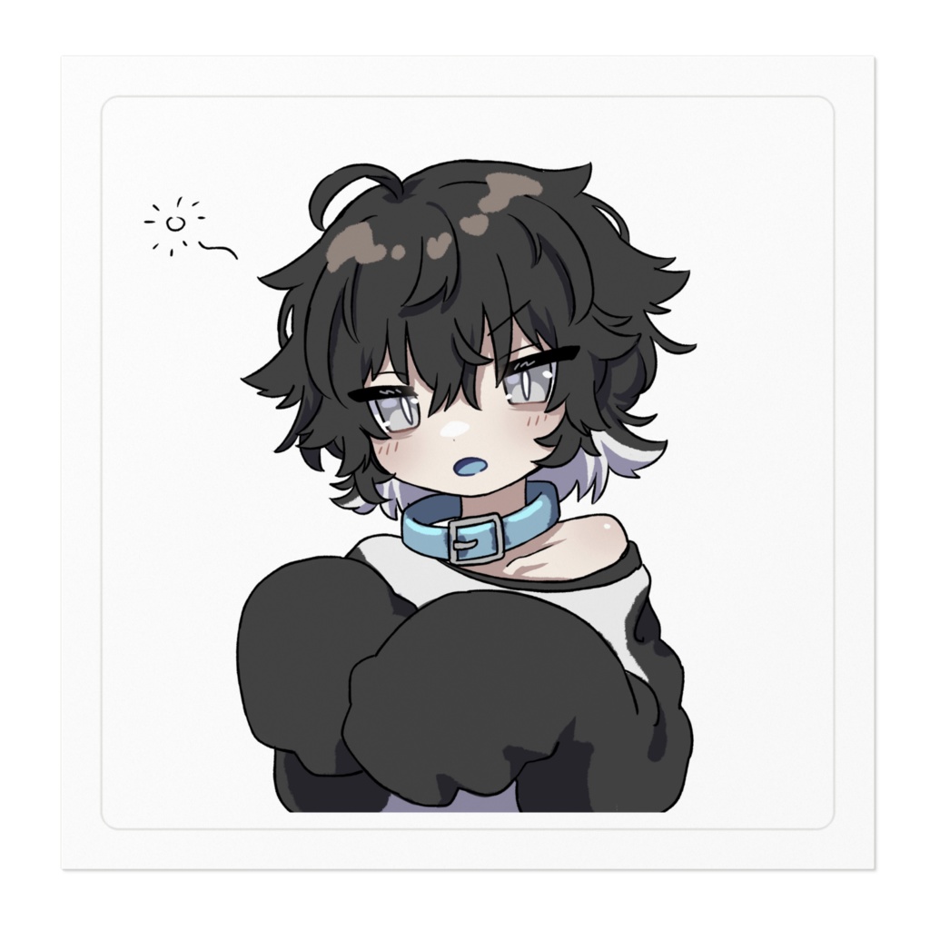 紐海こーど おねぼけステッカー