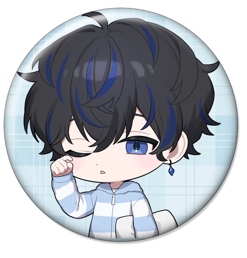 当たり付き缶バッジ（ねむいよそらつぐさんver）