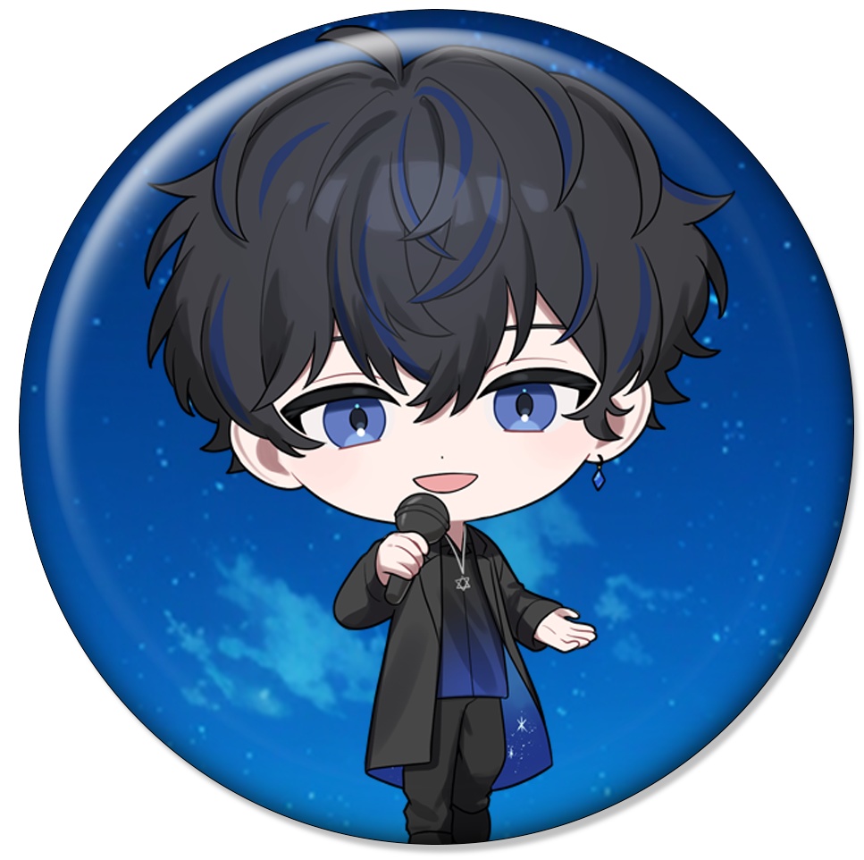 当たり付き缶バッジ（衣装そらつぐver）