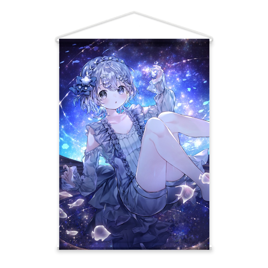2周年イラスト　タペストリー