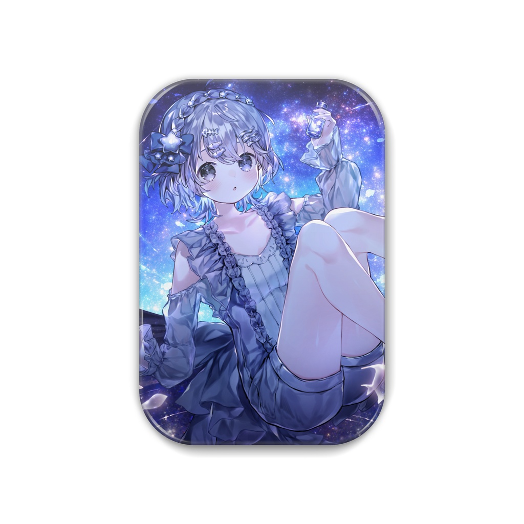 2周年イラスト 缶バッジ