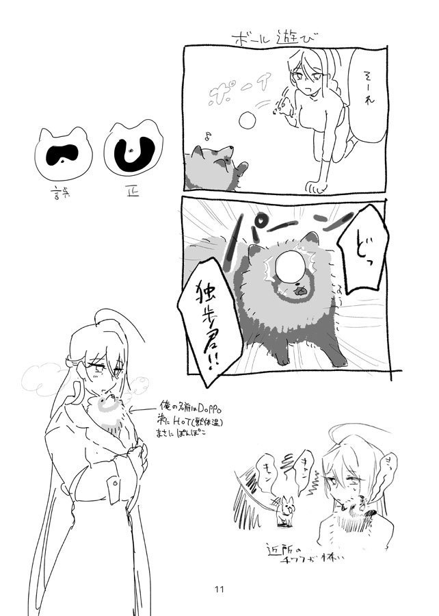 にょたとたぬきの落書き本【10/14新刊】