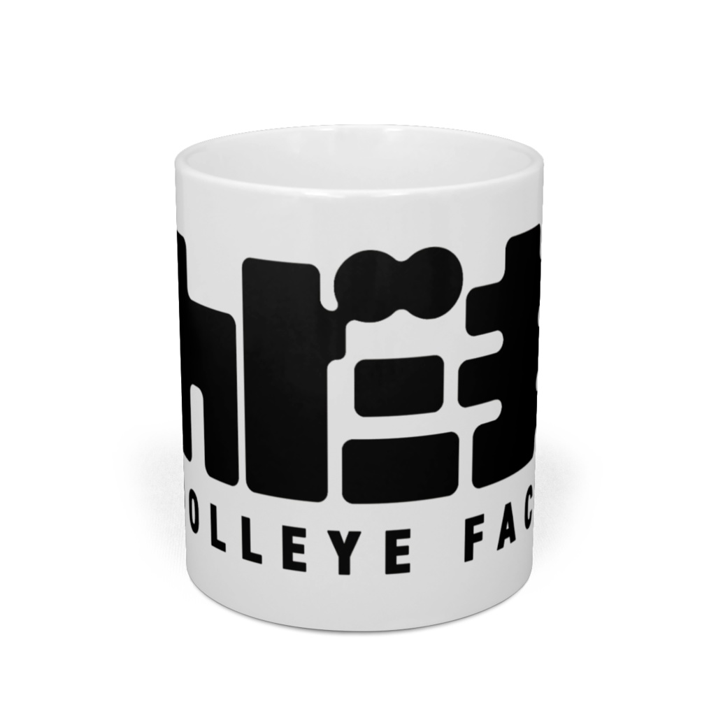 めだまやロゴマグカップ