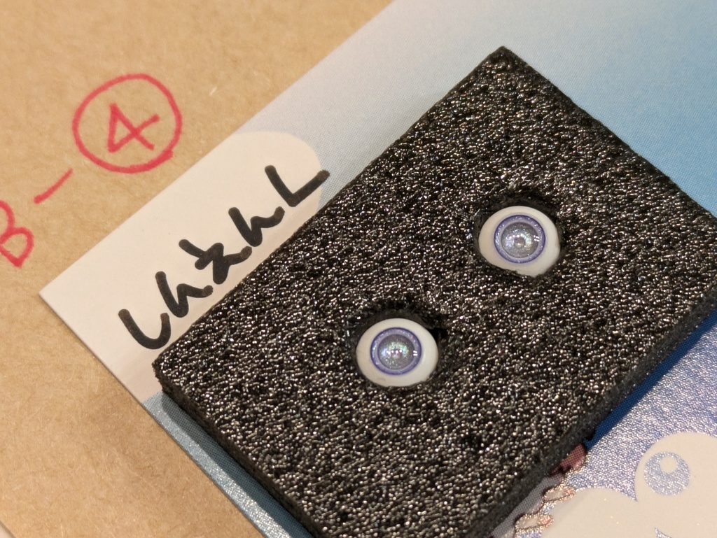 Φ5mmドールアイ【いろいろカラー B】 2個1セット