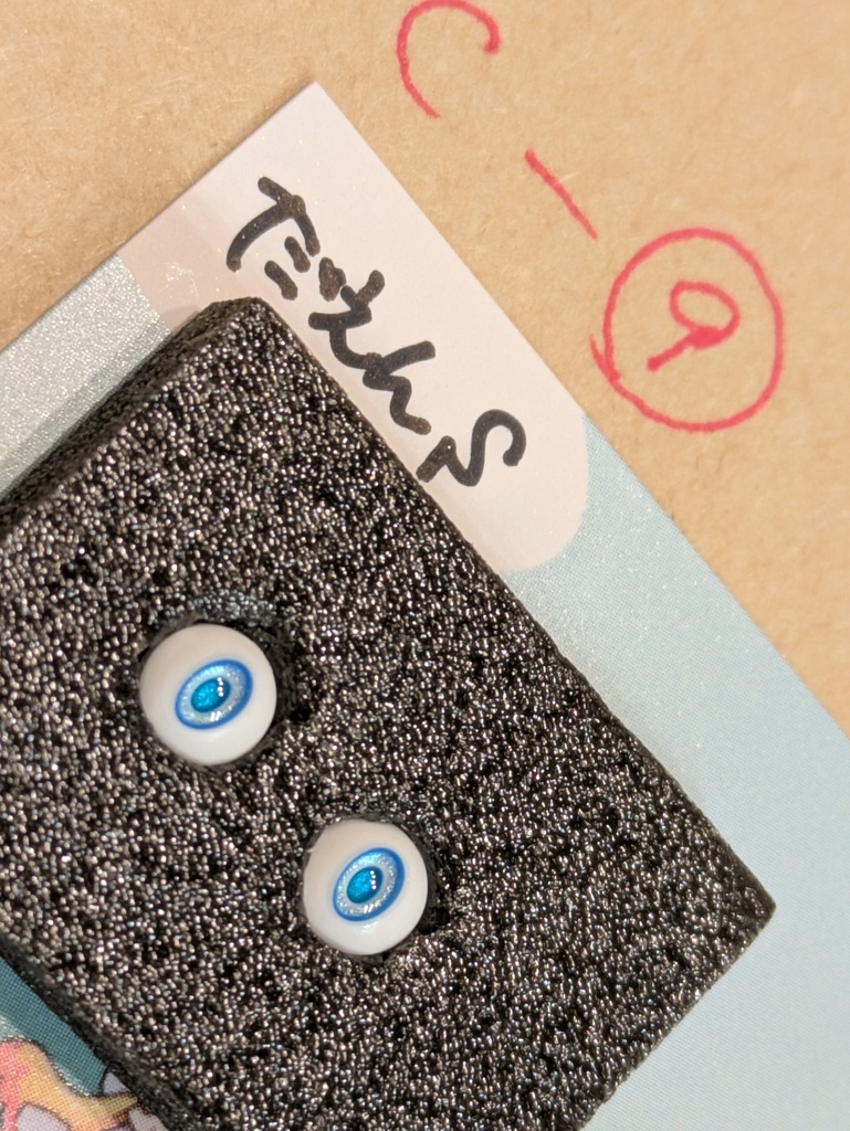 Φ5mmドールアイ【いろいろカラー C】 2個1セット