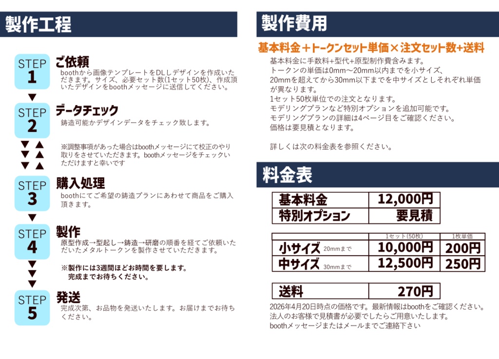 メタルトークン鋳造サービス