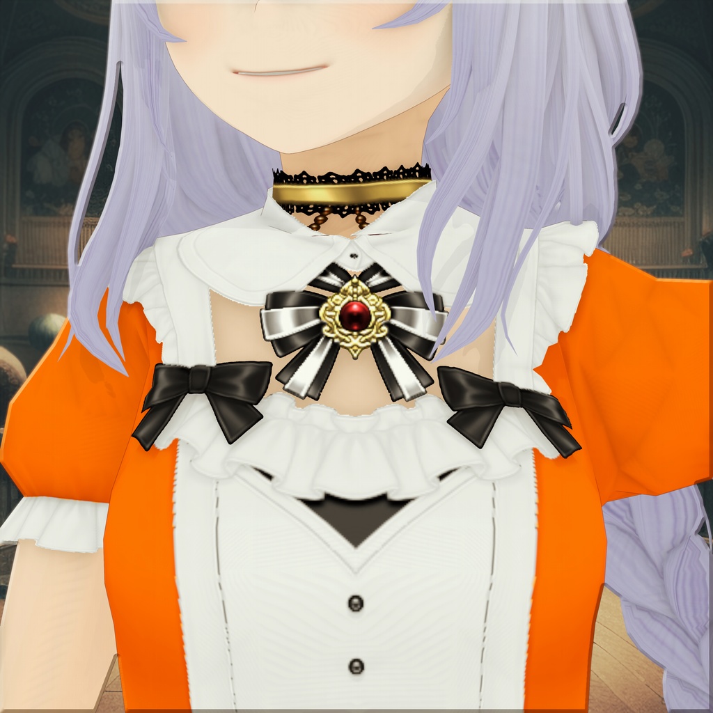 【VRMモデル】ワンダーランドな少女「紗蘭」【アクセサリー付】