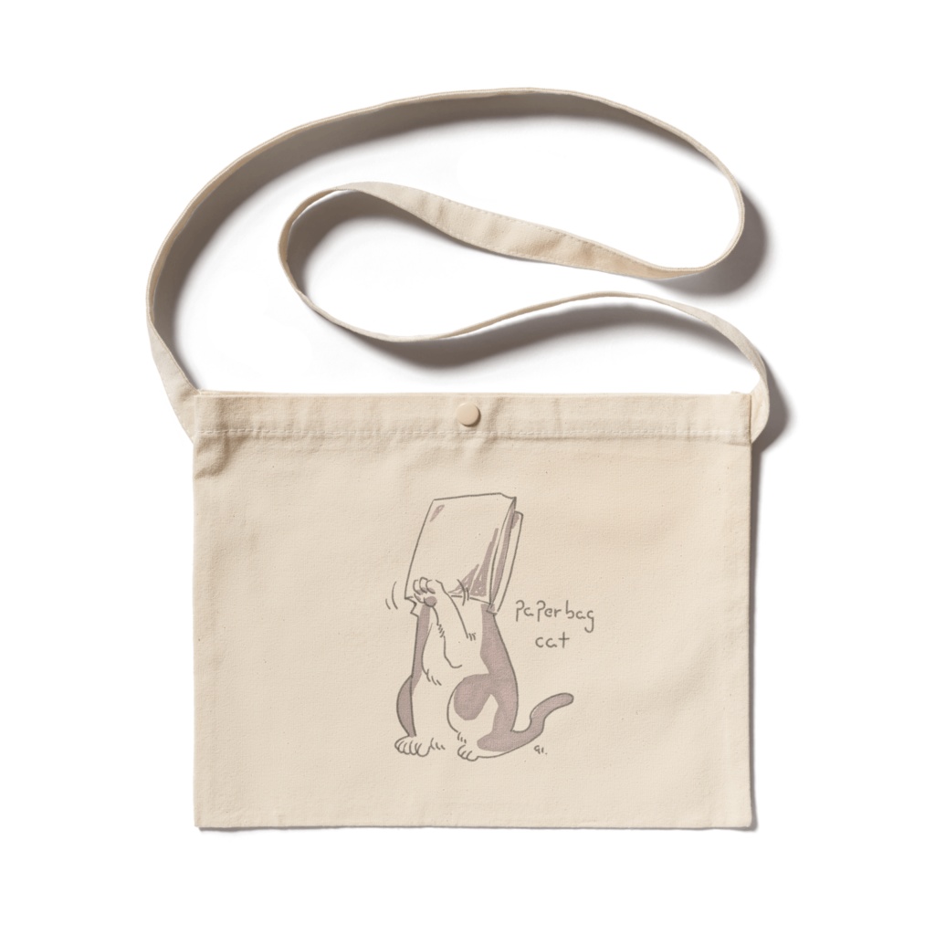 紙袋猫のサコッシュ