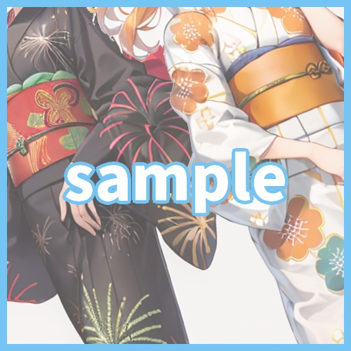 素材集:浴衣(Yukata)衣装_2023