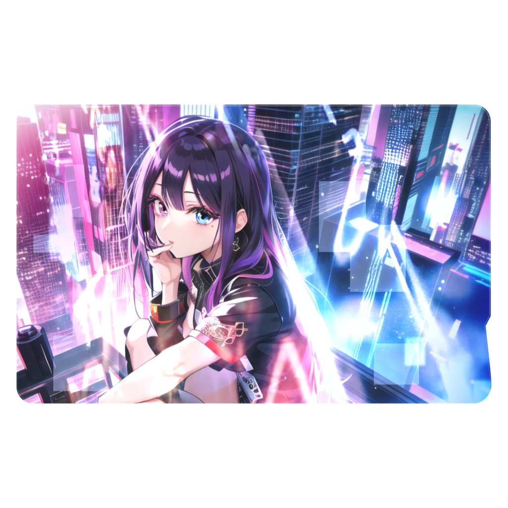 ICカードステッカー:電街観測(Glowing metropolis)
