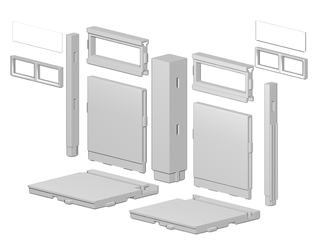 1/35ジオラマ 『教室B』セット