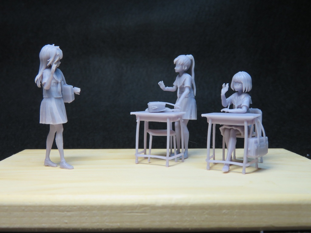 1/35フィギュア「セーラー服A」セット