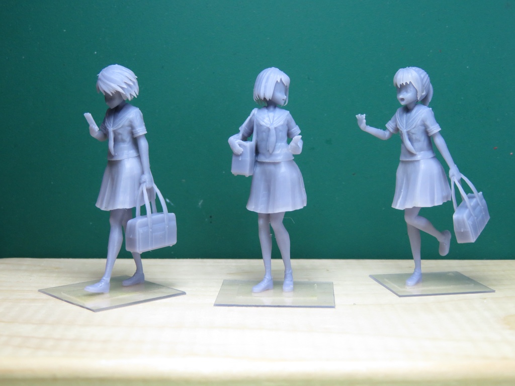 1/35フィギュア「セーラー服F」セット