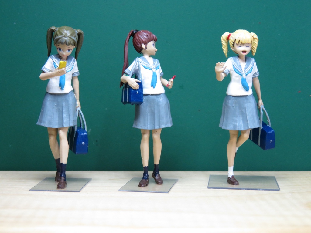 1/35フィギュア「セーラー服F」セット