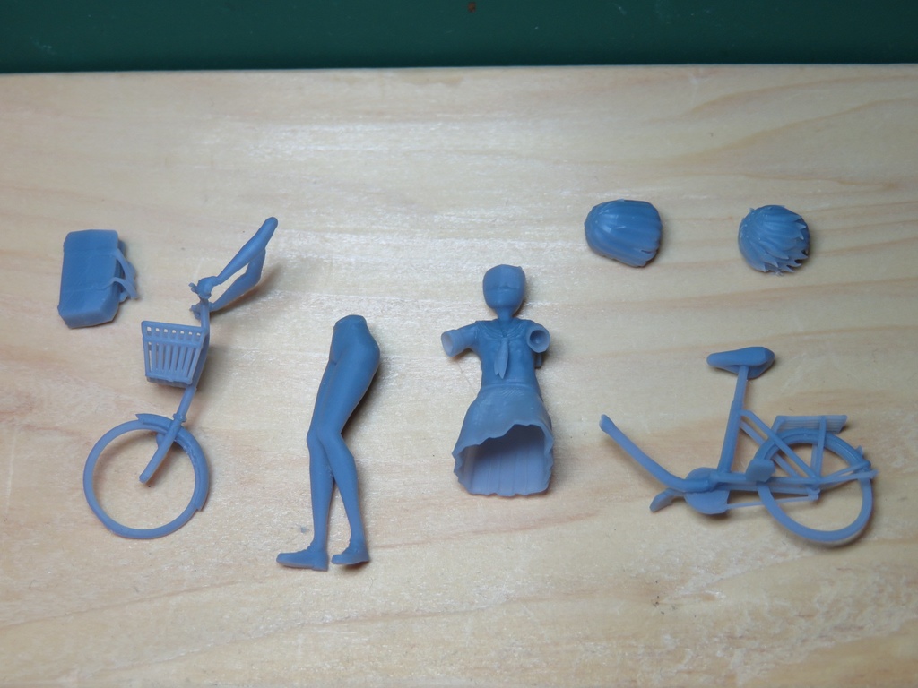 1/35フィギュア「セーラー服H」セット