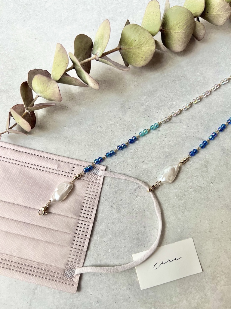 雨粒のマスクチェーン