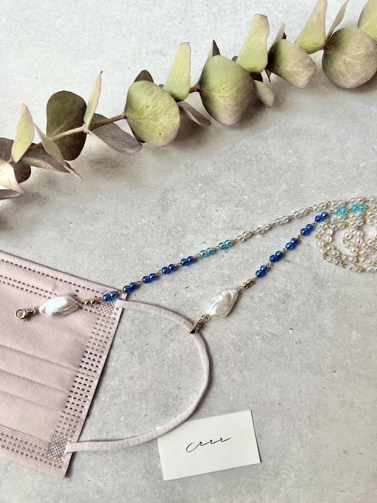 雨粒のマスクチェーン