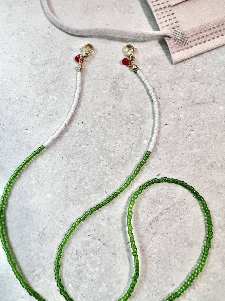 クリームソーダのマスクストラップ