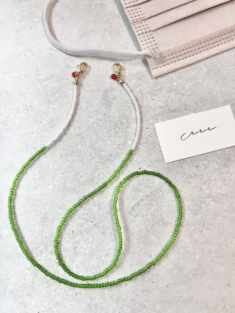 クリームソーダのマスクストラップ