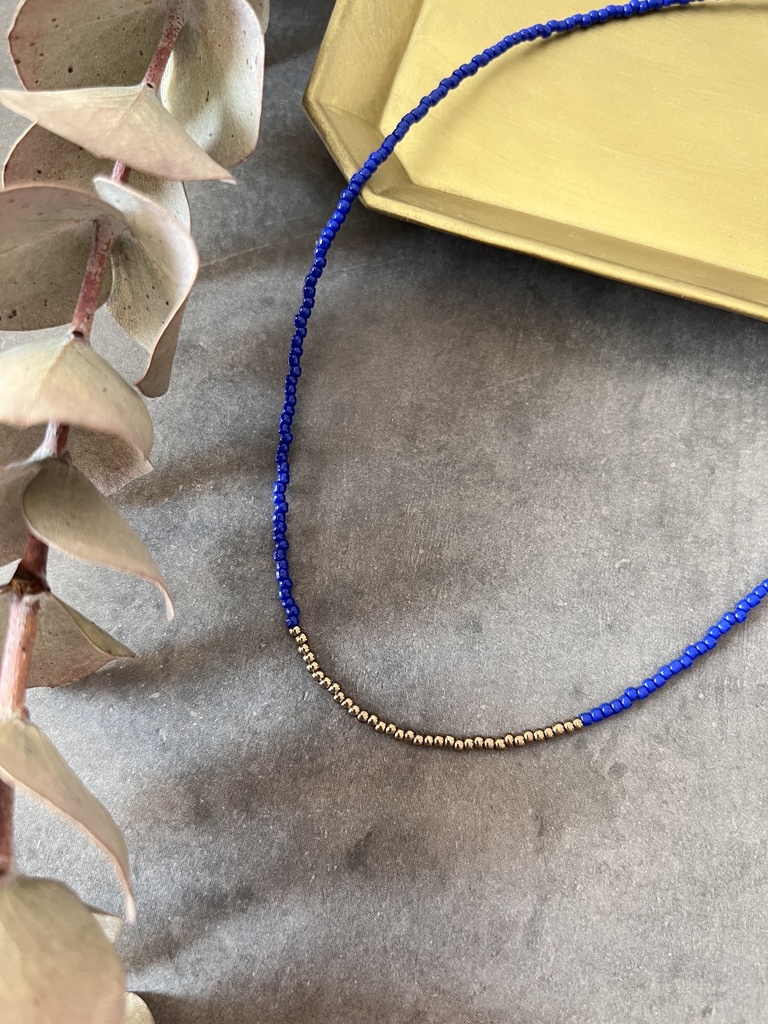 シンプルビーズネックレス