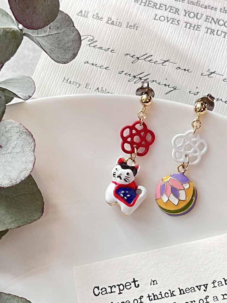 えんぎものアシンメトリーピアス