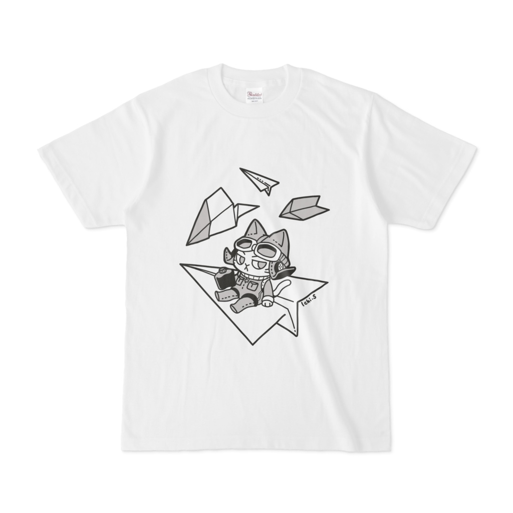 専用紙ヒコーキと猫のＴシャツ