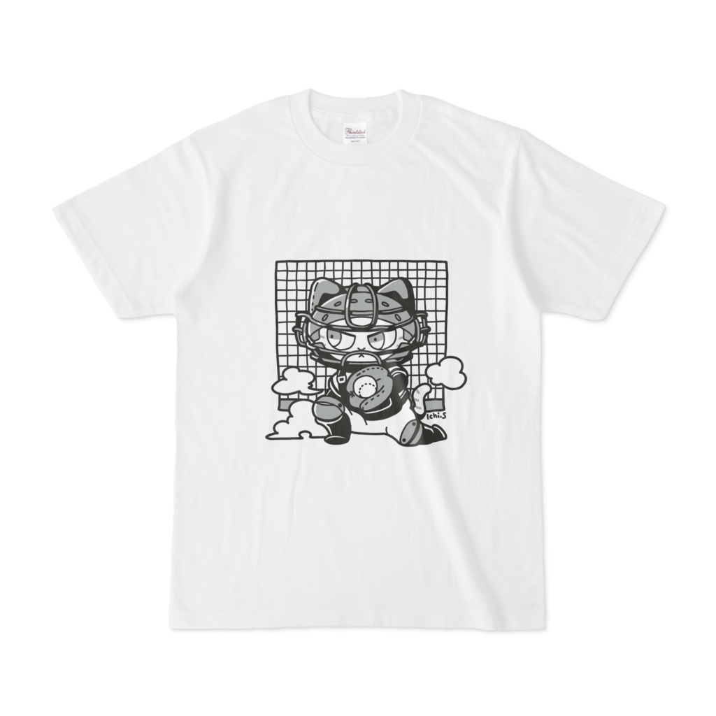 キャッチャーな猫Tシャツ