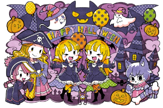 ハロウィンまちがいさがしイラスト こまめぶっくす Booth