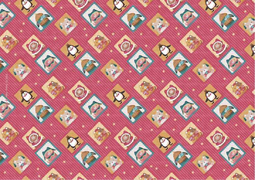 【有料版】2022年12月のほっこり色々なカップの日付シートデータセット