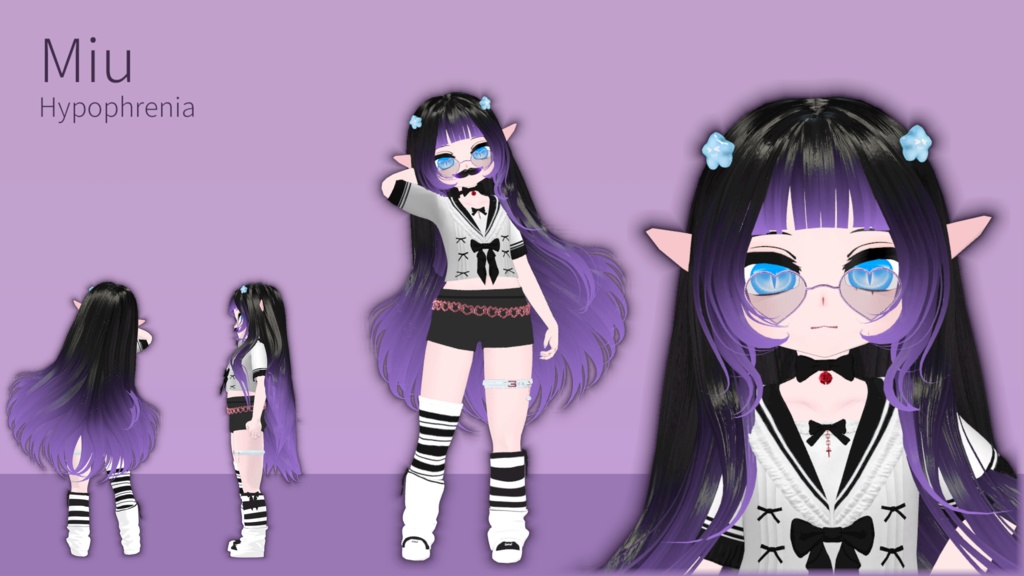 ♥ Miu (PC/QUEST) Warudo&VRM & VRCFT ♥