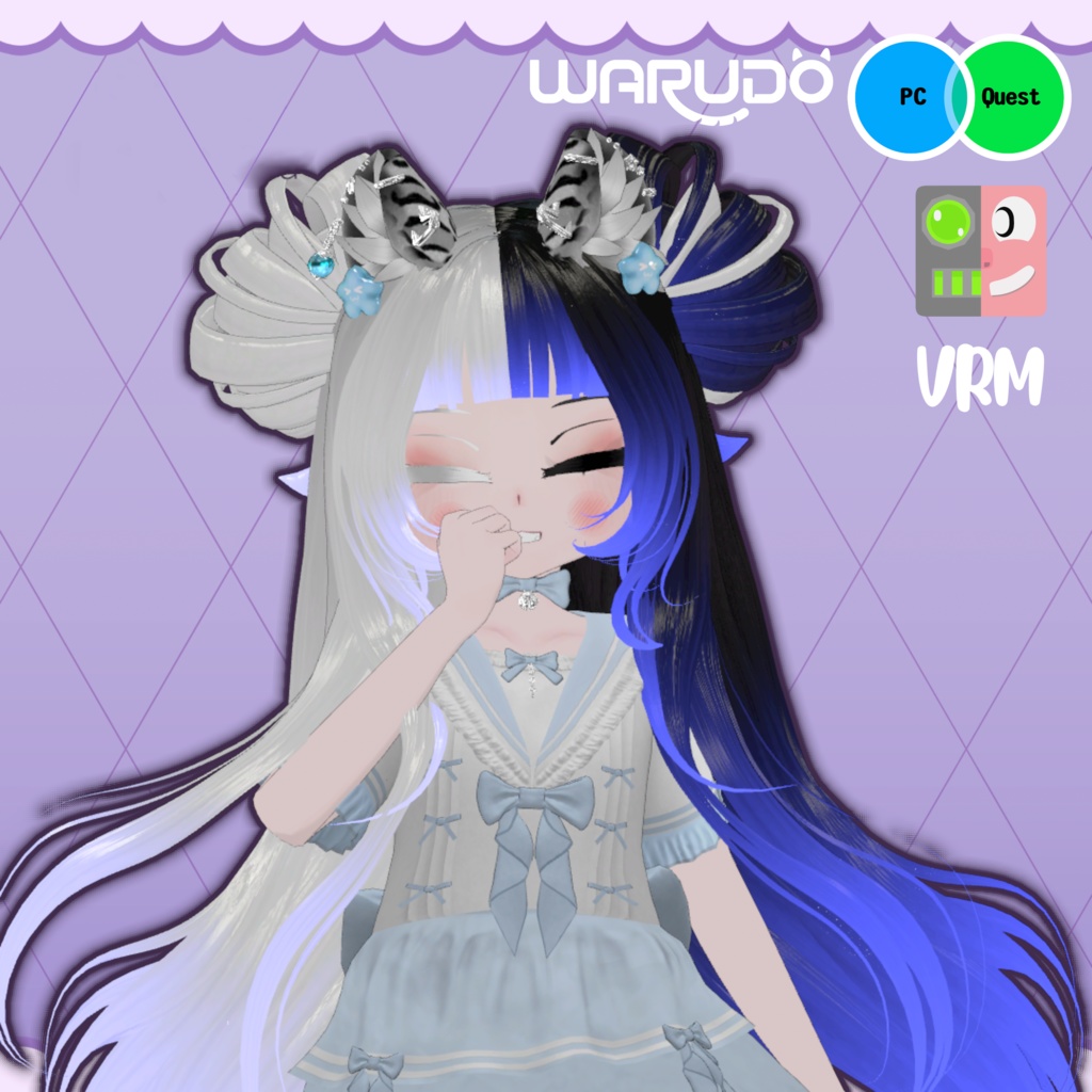 ♥ Miu (PC/QUEST) Warudo&VRM & VRCFT ♥