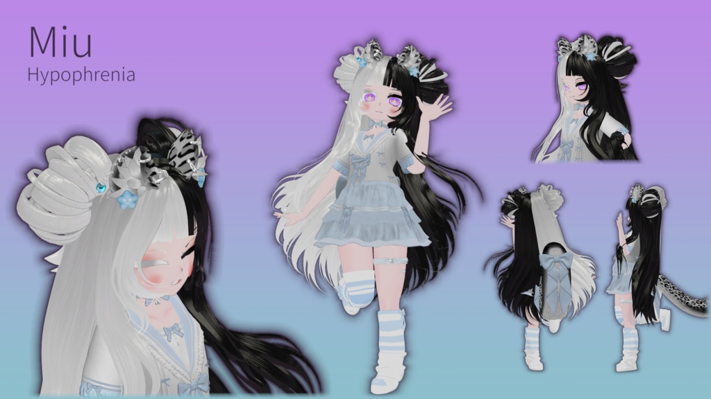 ♥ Miu (PC/QUEST) Warudo&VRM & VRCFT ♥