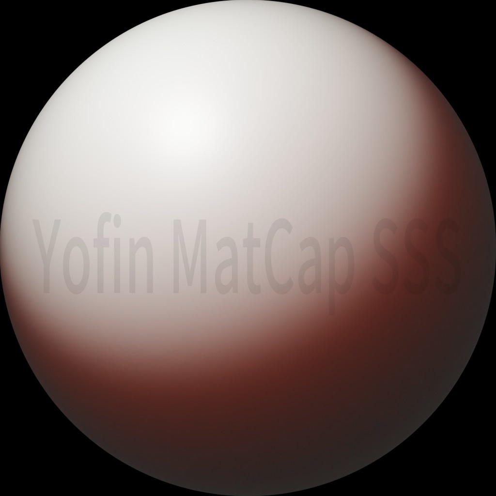 MatCap 人肌SSS(サブサーフェス・スキャタリング)