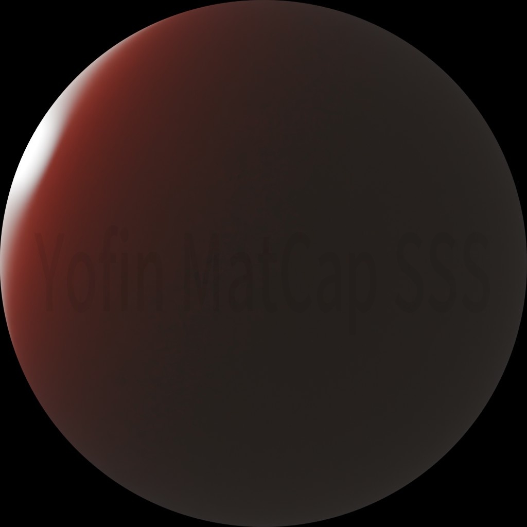 MatCap 人肌SSS(サブサーフェス・スキャタリング)