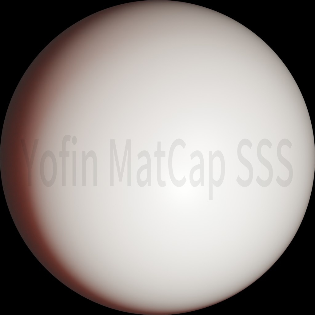 MatCap 人肌SSS(サブサーフェス・スキャタリング)