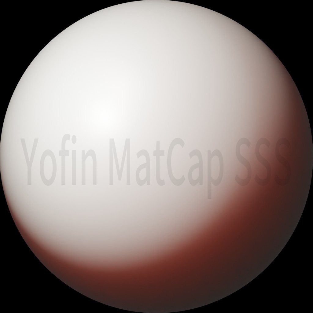 MatCap 人肌SSS（サブサーフェス・スキャタリング）