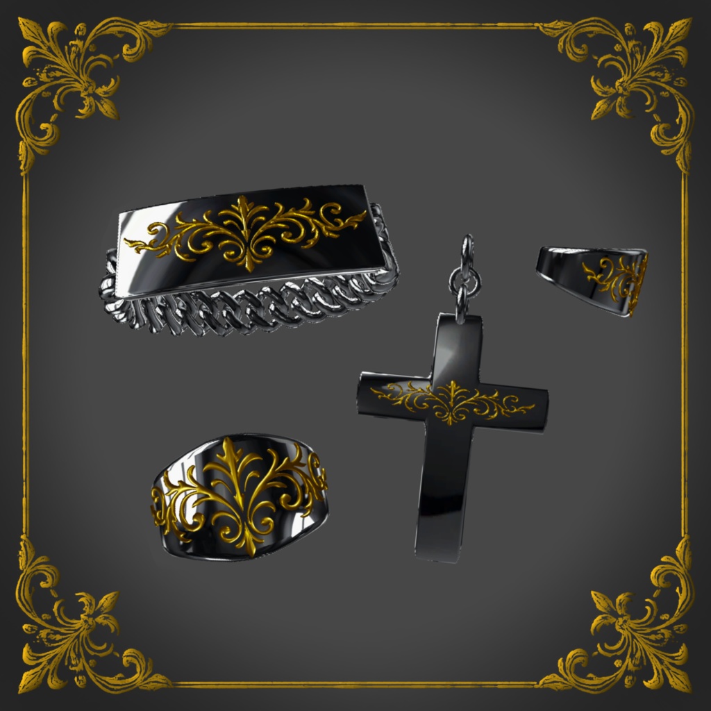 Floral Accessory【3種】指輪 ブレスレット イヤリング